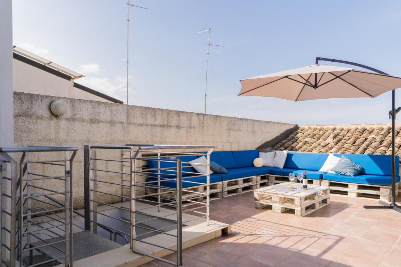 הוילה Canicattini Bagni Casa Lina Con Terrazza מראה חיצוני תמונה